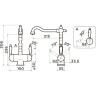 Смеситель OMOIKIRI AMAGASAKI-WH 4994068