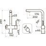 Смеситель OMOIKIRI HOTARU-IN-WH 4994050