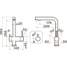 Смеситель OMOIKIRI NAGANO-BL-P латунь/черный 4974047